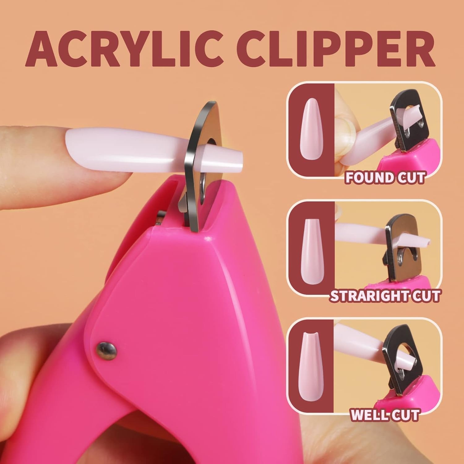 Full Cover Color Press on Coffin Nails, 576Pcs Fake Nail Tips in 24 Colors, Glue on Long Ballerina False Nails