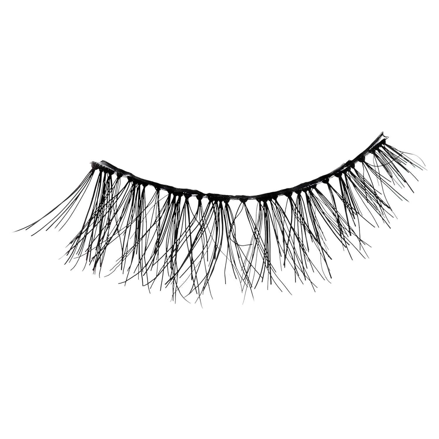 Demi Wispies - Black, the Original Feathered Lash with Invisiband, 6 Pairs, 1-Pack