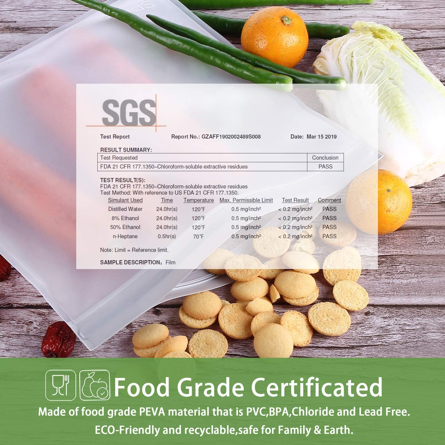 6 Pack Reusable Gallon Freezer Bags Dishwasher Safe, BPA FREE Reusable Food Storage Bags, Extra Thick Leakproof Silicone Free 1 Gallon Bags for Marinate Meat, Cereal, Sandwich, Snack, Travel Item