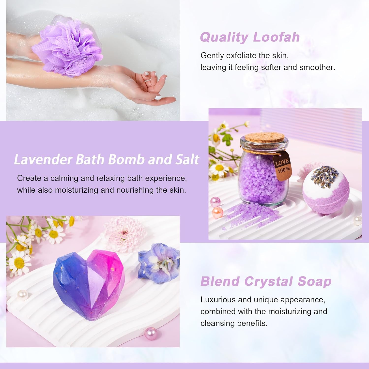 Gifts for Women, Christmas Gifts Basket for Woman Birthday Wine Tumbler Self Care Package Gift for Mom, Bestie, Her, Sister, Wife, Auntie Thank You Gift for Women Teacher Appreciation