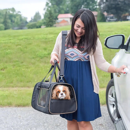 Commuter Pet Carrier &amp; Car Seat Black
