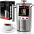 French Press Coffee Maker (1.5L)-Double Walled Large Coffee Press with 2 Extra Filters-Enjoy Granule-Free Coffee, Stylish Rust Free Kitchen Accessory-Stainless Steel (Mirror)