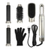 Hot Air Brush 5 in 1 Hair Dryer Brush Blow Dryer Brush Detachable Hair Dryer Styler Set Champagne