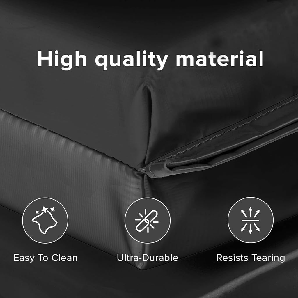 We Sell Mats - 4 Ft X 6 Ft X 2 - Personal Fitness &amp; Exercise Mat for Home Workout - Lightweight and Folds for Carrying – All Purpose Gym Mat – Thick Mat for Yoga, Pilates, Stretches, Floor Exercises
