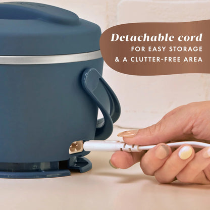 Lunch Crock Food Warmer 20 Oz, Faded Blue