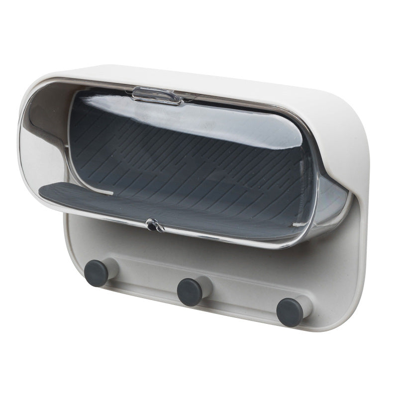 Bathroom Wall Holder Washroom Glasses Storage Box