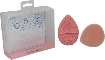 FACIAL EXFOLIATORS DUO (PINK)