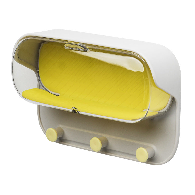 Bathroom Wall Holder Washroom Glasses Storage Box