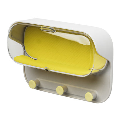 Bathroom Wall Holder Washroom Glasses Storage Box