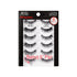 Demi Wispies - Black, the Original Feathered Lash with Invisiband, 6 Pairs, 1-Pack
