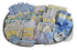 Baby Boys 62Pc Clothing Starter Set with Diaper Bag, Blue, Newborn Baby