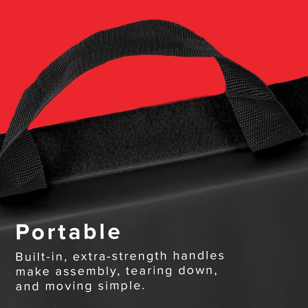 We Sell Mats - 4 Ft X 6 Ft X 2 - Personal Fitness &amp; Exercise Mat for Home Workout - Lightweight and Folds for Carrying – All Purpose Gym Mat – Thick Mat for Yoga, Pilates, Stretches, Floor Exercises