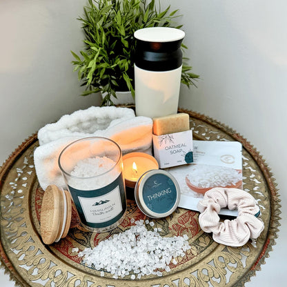Self Care Gifts for Women 11 Piece, Womens Get Well Gifts for Mom Girlfriend Wife Daughter, Women’S Spa Gifts Baskets with Bath Salts, Oatmeal Soap, Blanket, Encouraging Inspirational Gift Basket