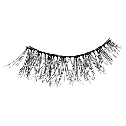 Demi Wispies - Black, the Original Feathered Lash with Invisiband, 6 Pairs, 1-Pack