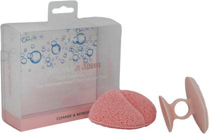 FACIAL EXFOLIATORS DUO (PINK)