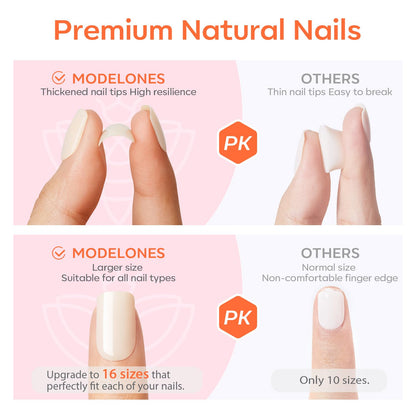 Green Press on Nails, Spring Easter Short Square Fake Nails, Summer Spring Reusable Nail Kit with Nail Glue Adhesive Tabs Mini Nail File, Nails Press Ons 32Pcs16 Sizes, Women Girl Gift