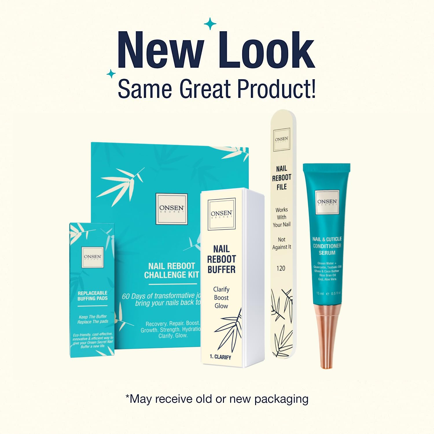 Nail Care Kit - W/Cuticle Care Serum, Japanese Nail Buffer and Shine Kit - Strengthening &amp; Shining - Spa-Quality Manicure - Organic Ingredients - Long-Lasting Shine - Easy &amp; Safe - 1Pk