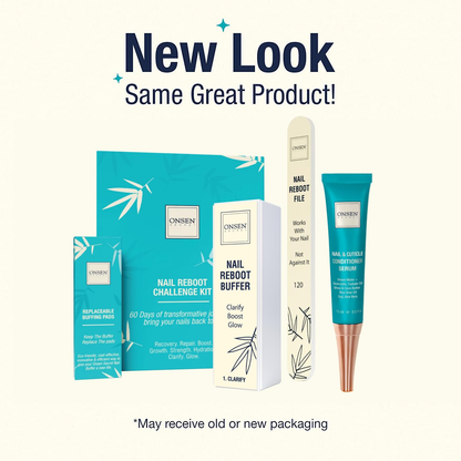 Nail Care Kit - W/Cuticle Care Serum, Japanese Nail Buffer and Shine Kit - Strengthening &amp; Shining - Spa-Quality Manicure - Organic Ingredients - Long-Lasting Shine - Easy &amp; Safe - 1Pk