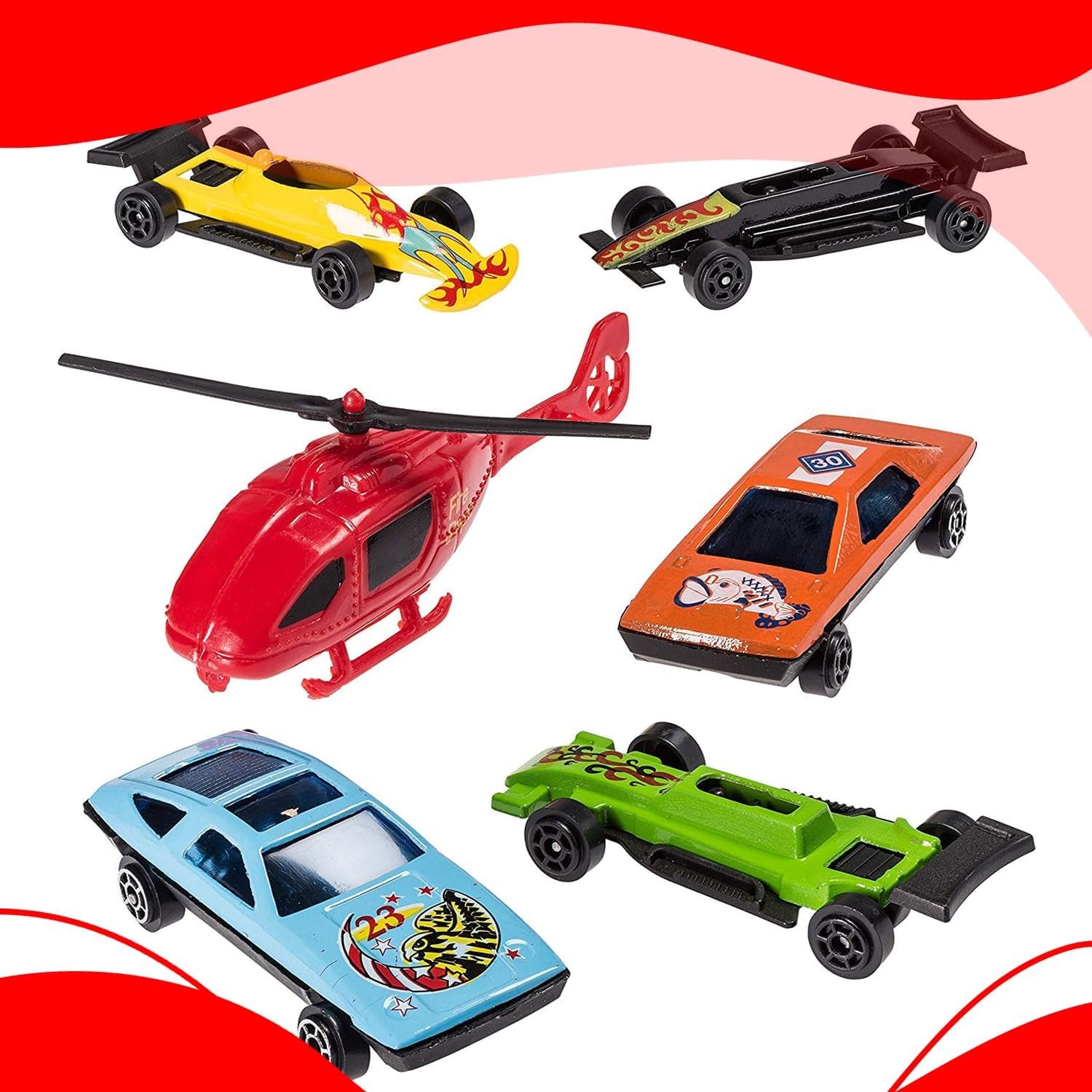 3 Bath Bombs for Kids with Big Cars inside - Surprise Bath Bombs with Collectible Cars Toys inside | Cars, Trucks, Airplane | Gift for Toddlers, Girls, Boys, Teens - Handmade in the USA