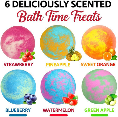 Bath Bombs for Kids with Surprise Inside, Unicorn Bath Bombs for Girls with Jewelry &amp; Jewelry Box for Kids - Organic, Skin Moisturizing, Natural Bubble Bath, Birthday Gifts for Girls