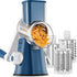 Rotary Cheese Grater Hand Crank, Cheese Shredder Vegetable Slicer