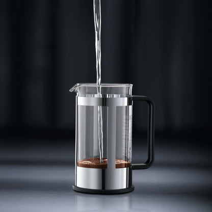 34 Oz Kenya French Press Coffeemaker, Stainless Steel