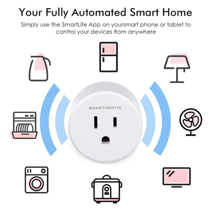 Smart Plug, Wifi Light Switch, Outlet Timer, Amazon Alexa Google Home Voice, APP and Remote Control, Smart Devices, Gadgets, Home Improvement Outlet Extender, 2.4Ghz Network, Pack of (1)