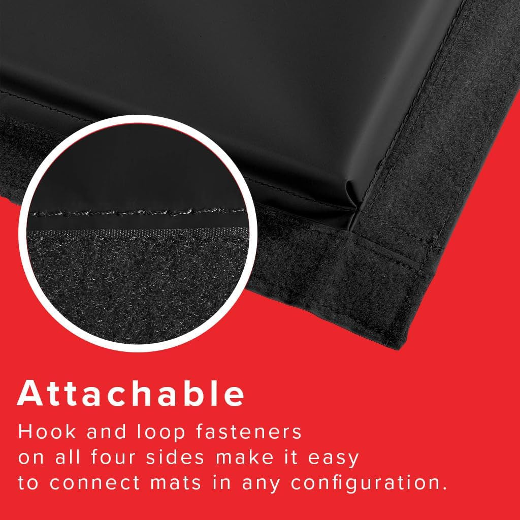 We Sell Mats - 4 Ft X 6 Ft X 2 - Personal Fitness &amp; Exercise Mat for Home Workout - Lightweight and Folds for Carrying – All Purpose Gym Mat – Thick Mat for Yoga, Pilates, Stretches, Floor Exercises