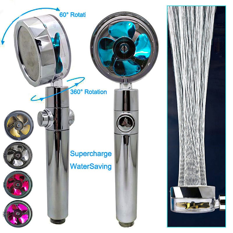 360° Rotating Shower Head – High Pressure Filtration Showerhead